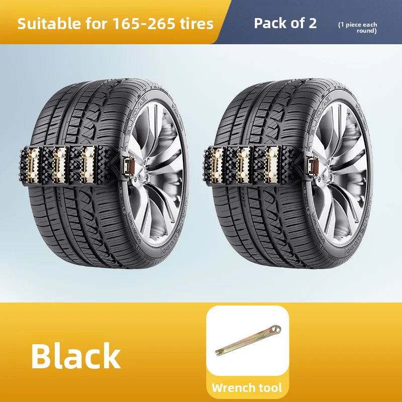 Car tire anti-skid chain, sedan off-road vehicle, universal cow tendon anti-skid emergency rescue chain Oasis Select