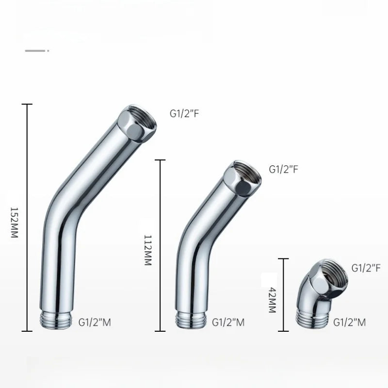 Shower Head Elbow Adapter G1/2 Connections Shower Arm Extension Angle 135° Elbow Hand Shower Top Spray Elbow Connector Oasis Select