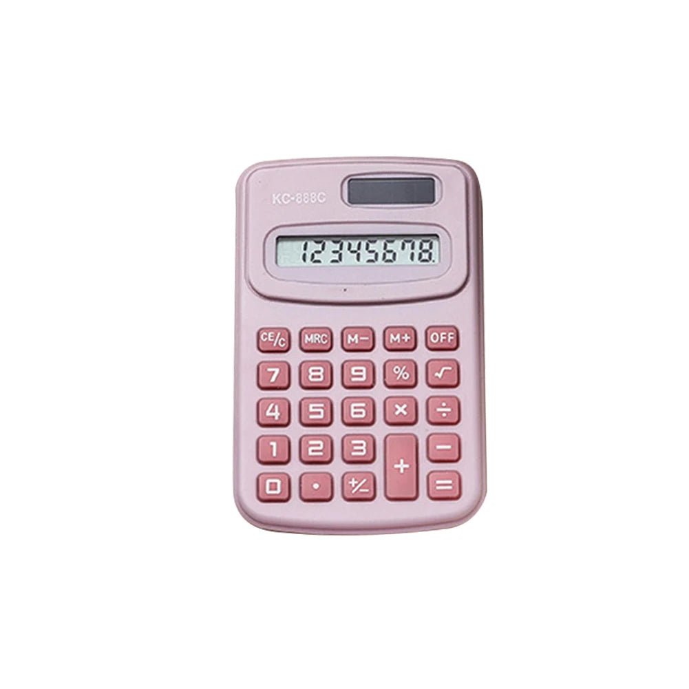 Portable Mini Calculator – 8-Digit LED, Macaron Colors