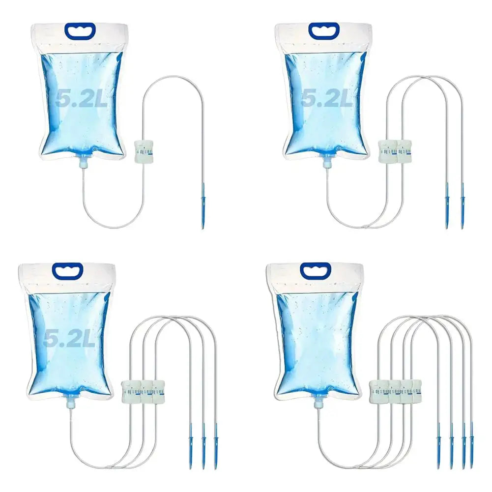1pc 5.2L Automatic Watering Device Plant Watering Bag Control Of Water Dripping Flow Water Bag Lazy Travel Dripper Oasis Select