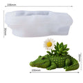 3D Crocodile Silicone Mold – DIY Gypsum, Resin & Planter