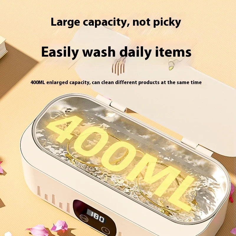 URGGU Mini Ultrasonic Cleaner – Jewelry, Glasses & Tableware