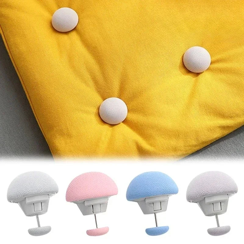 20-80PCS Mushroom Head Duvet Clip Bed Sheet Fastener No Needle Sewing Release Non Slip Ring for Quilt Cover Mattress Holder Oasis Select
