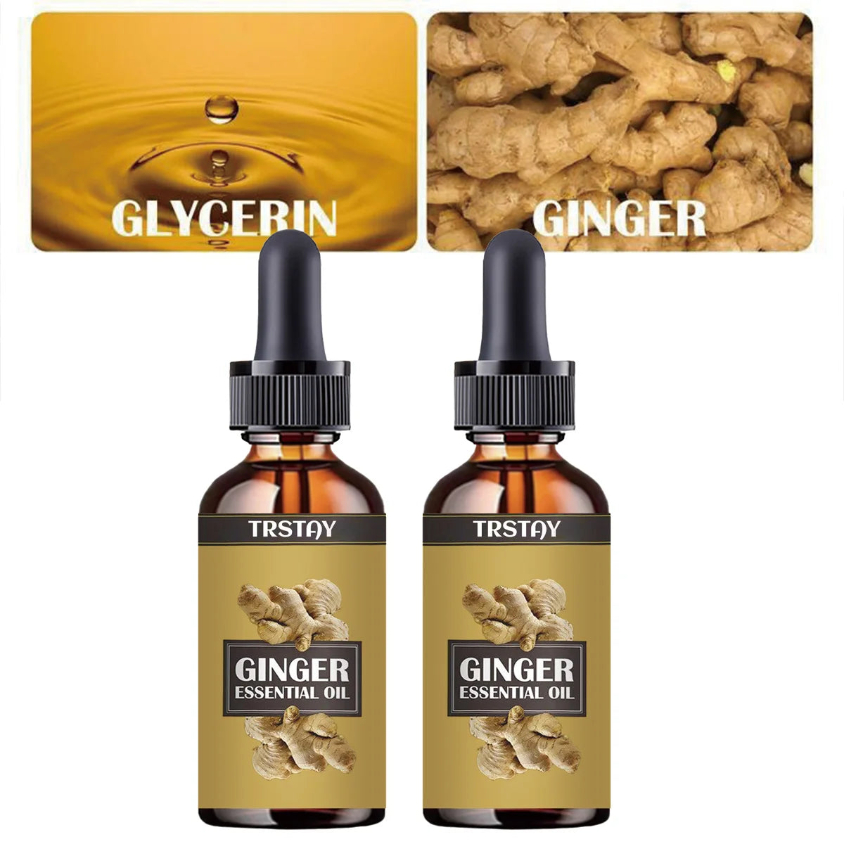 TRSTAY Ginger Essential Oil – Body Firming & Slimming