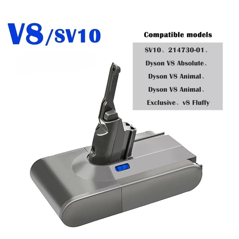 16800mAh 28000mAh For dyson V6 V7 V8 V10 Battery Replacement,SV10 SV11 SV12 SV09 Vacuum Cleaner Battery Power Tool Battery Oasis Select V8 2800-mAh