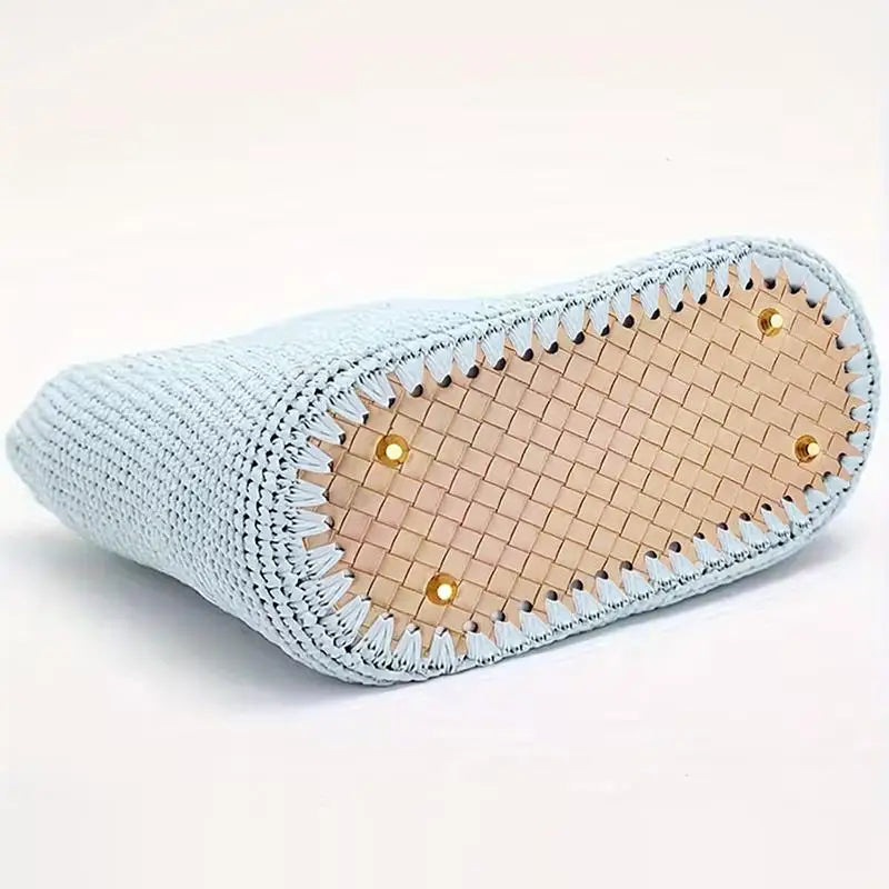 PU Leather Bag Base 22x10cm | DIY Crochet Purse Bottom DIY Bag Base Oasis Select