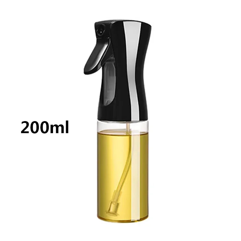 200/300/500ml Oil Spray Bottle BBQ Cooking Olive Oil Sprayer Kitchen Baking Oil Alcohol spray Empty Bottle Vinegar Bottle Oasis Select 200 ML Black-A