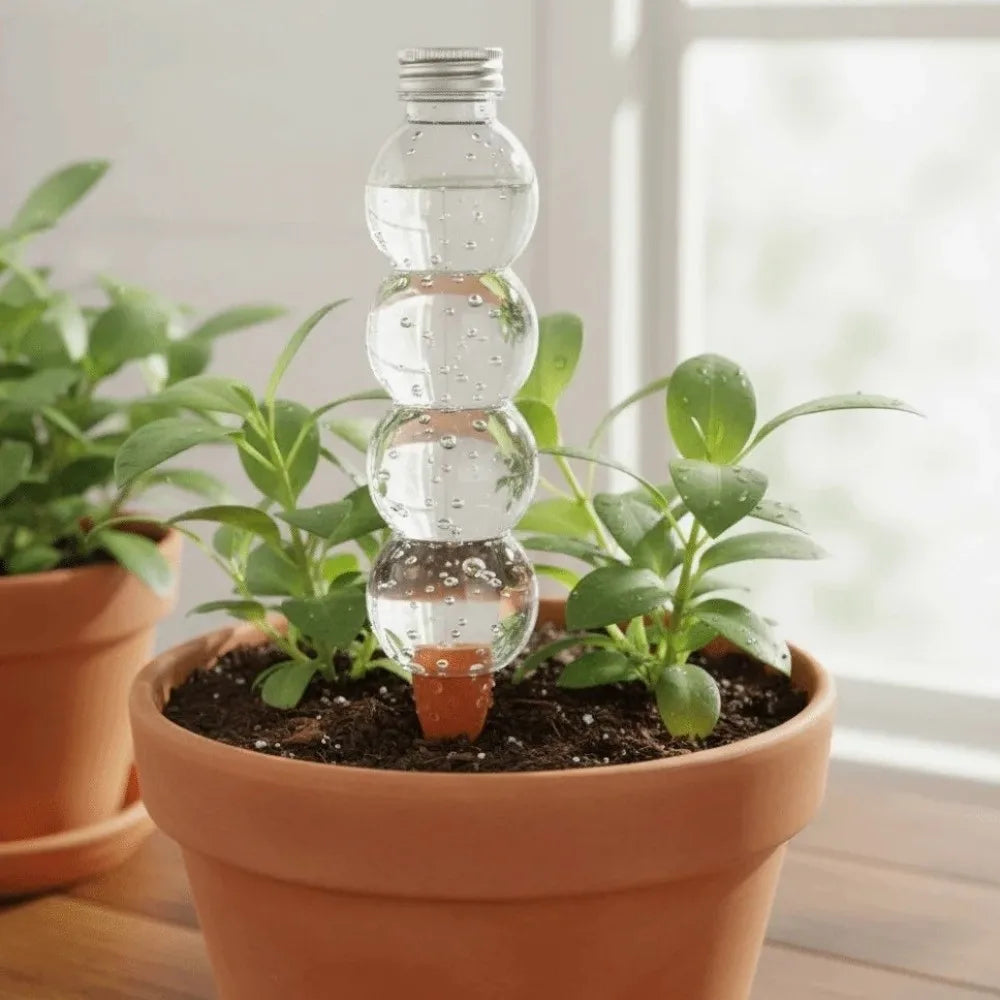 Transparent Automatic Water Device Elongated Gourd Drip Irrigation Drip Irrigation System Large Capacity Plant Irrigation Garden Oasis Select