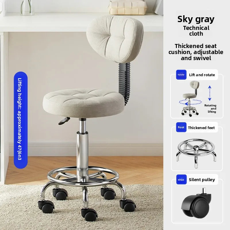 Makeup Stool Writing Study Chair Laboratory Pulley Office Chair Computer Chair Lifting Desk Chair Oasis Select 10