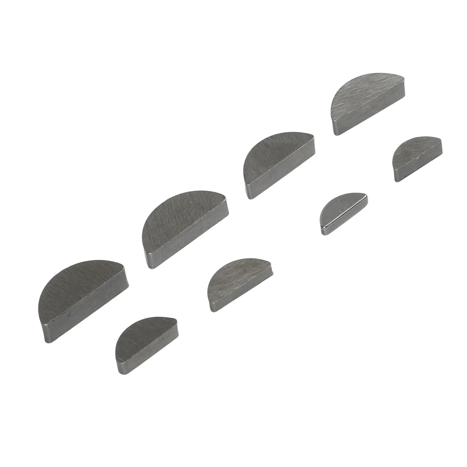 80pcs Carbon Steel Woodruff Half Moon Key Assortment Set Woodruff Key Set Oasis Select