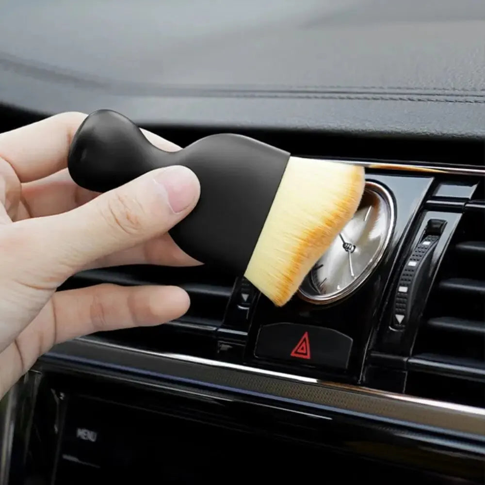 2 Pcs Car Interior Dust Sweeping Soft Brush Car Washing Tool Keyboard Gap Car Dust Brush out Trend Cleaning Brush Oasis Select