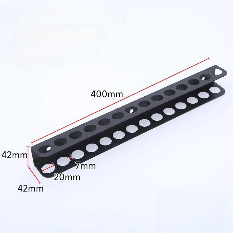 Screwdriver Plier Storage Rack Metal Heavy Duty Wall Mounted Tools Organizer for Garage Workshop Multifunctional Tool Management Oasis Select large hole pliers