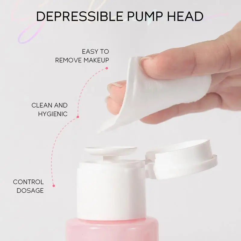 Liquid Makeup Remover 3 in 1 Sakura Facial Cleanser & Makeup Remover Gentle Exfoliation for Eye Lip & Face Makeup Gentle Oasis Select