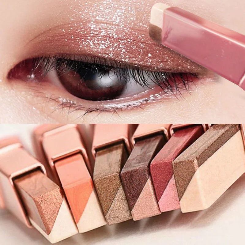 Two-Color Gradient Eye Shadow Stick – Long-Lasting 3D Look