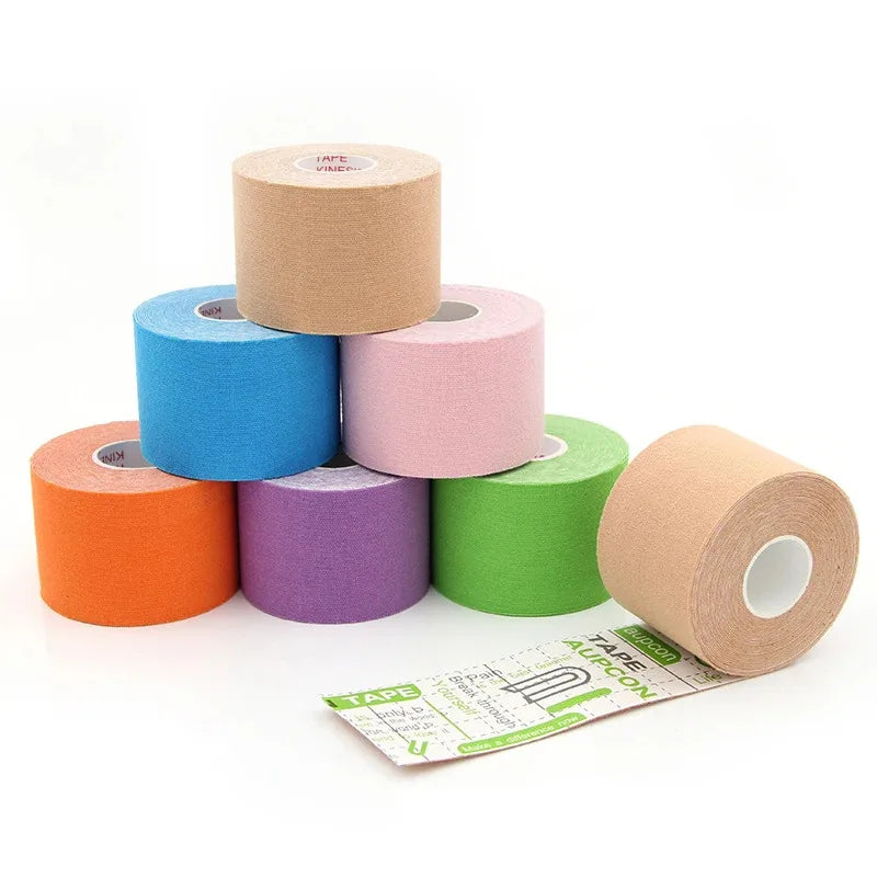 1/2/4Pcs Sports Waterproof Kinesiology Tape Stickers Athletic Bandage Muscle Recovery Protector Strapping Pain Relief Tennis Gym Oasis Select