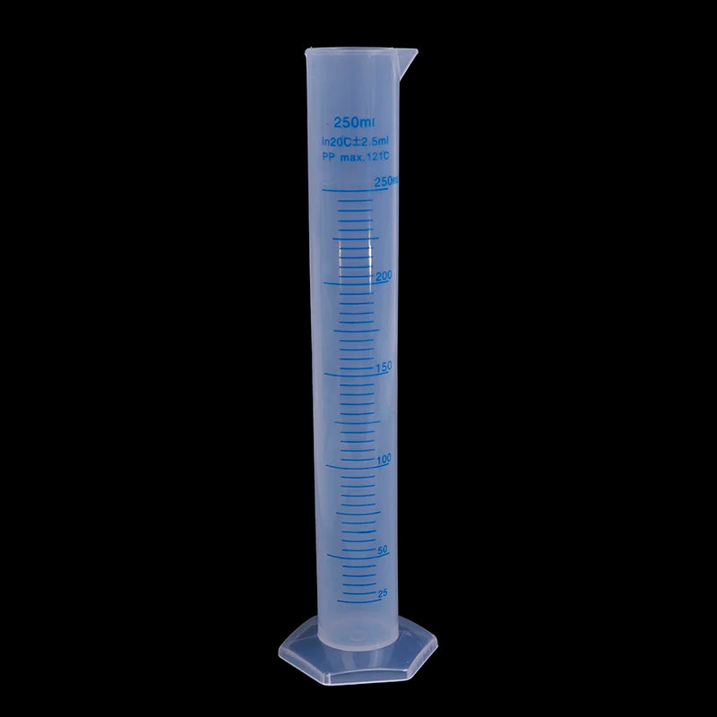 New Sale 250ml measuring cylinder blue scale acid and alkali resistant measuring cylinder Oasis Select