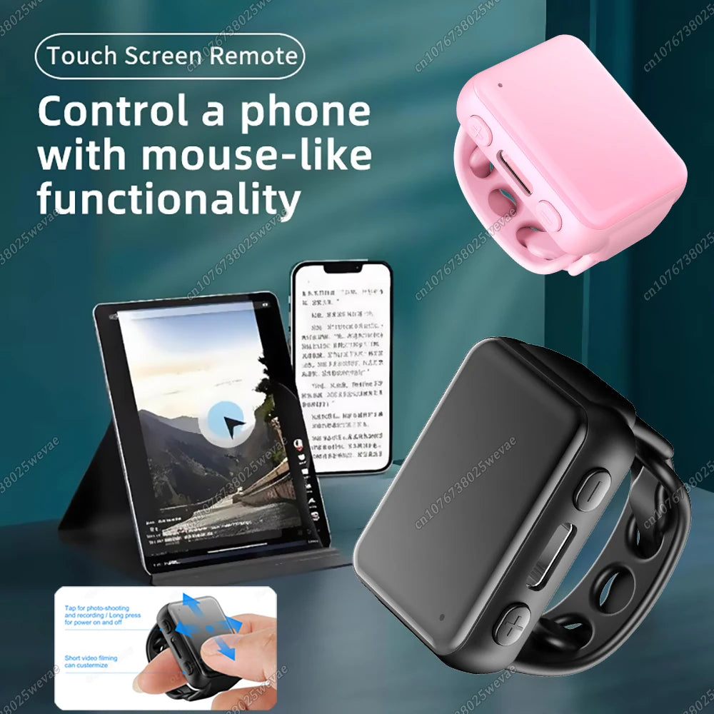Smart Bluetooth Ring Remote – Selfie, Scroll & Page Turner