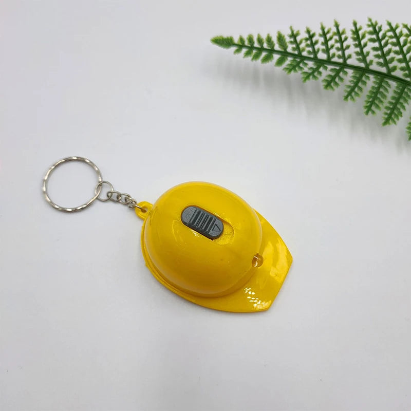 SUSU 1pc Portable Mini LED Helmet Shape Beer Bottle Opener Kitchen Tool Accessories Keychain Pendant Oasis Select Yellow