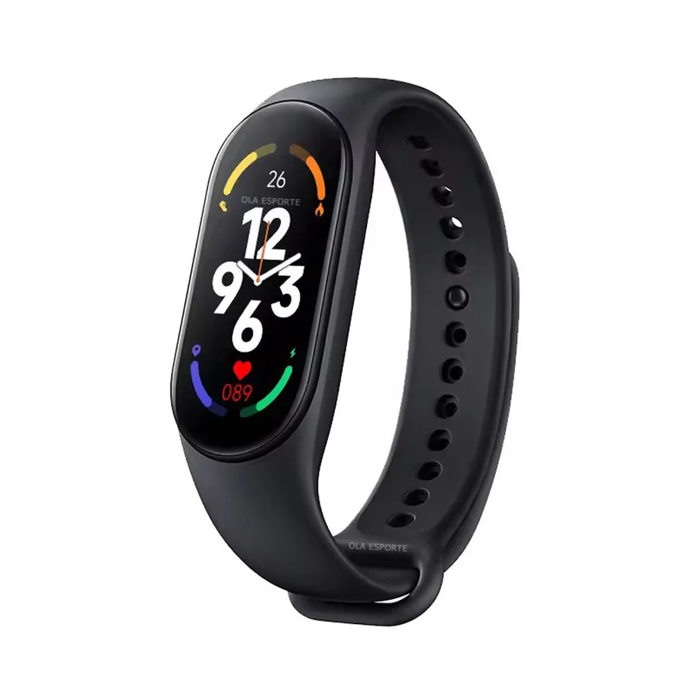 M7 Smartwatch Fitness Tracker – Heart Rate & Sleep Monitor