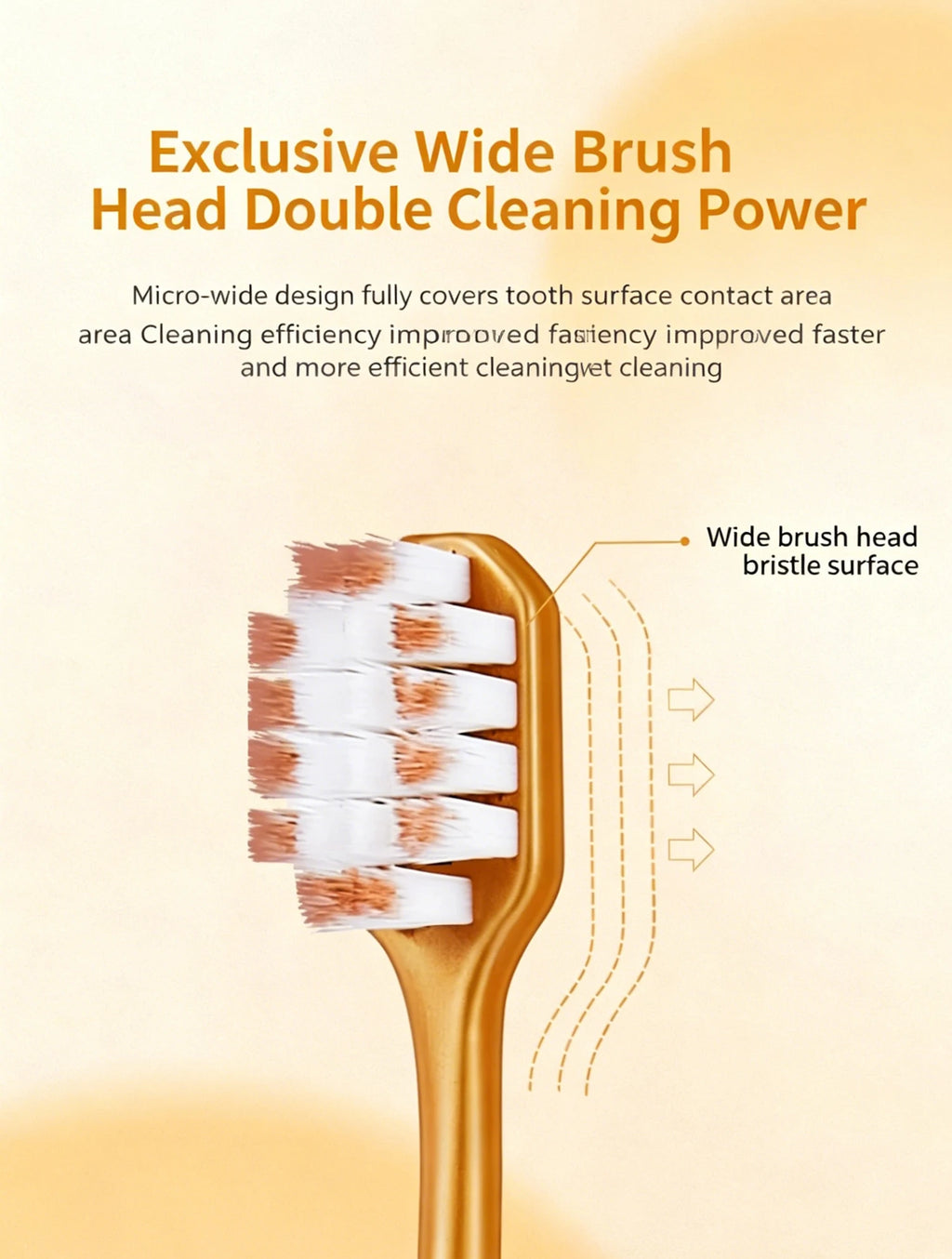 6-Pack Adult Soft Toothbrushes – Wide Head Gum Protection Manual Toothbrush Set Oasis Select