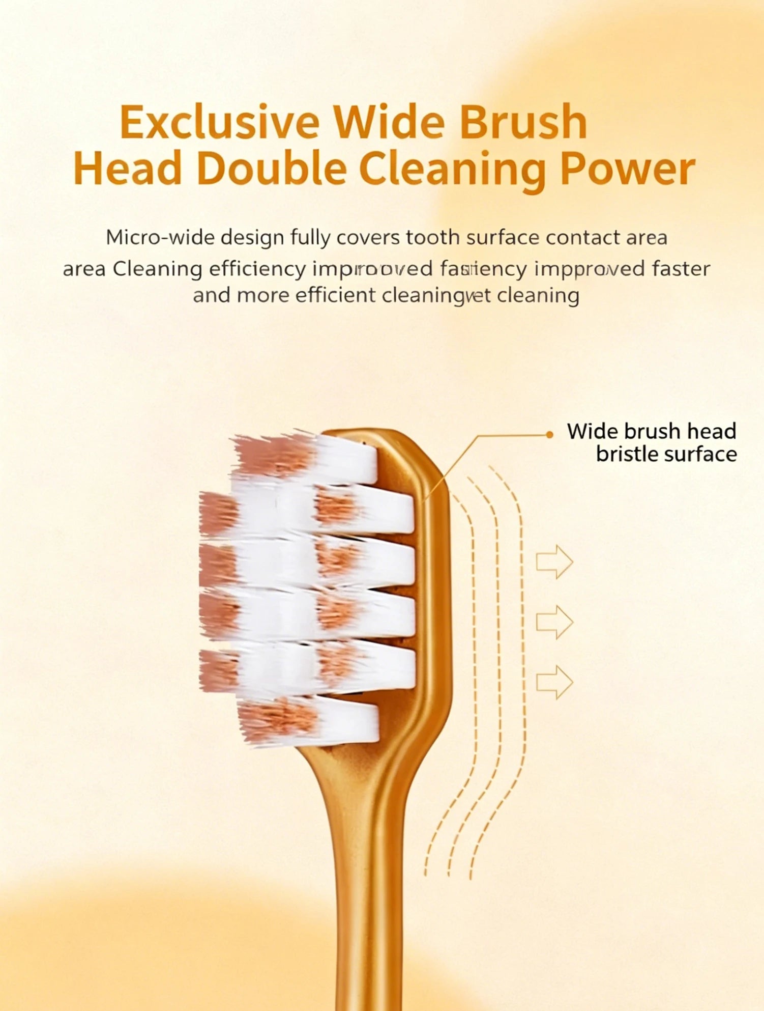 6-Pack Adult Soft Toothbrushes – Wide Head Gum Protection Manual Toothbrush Set Oasis Select