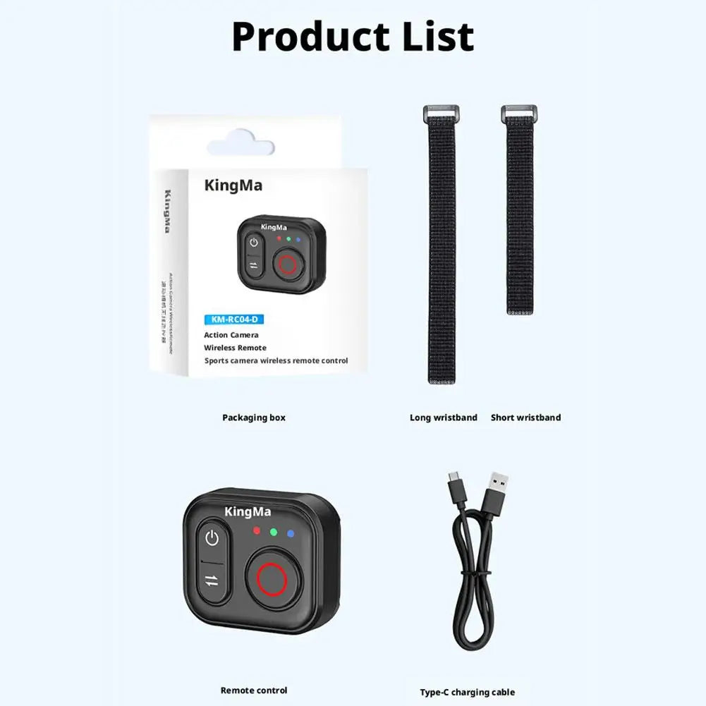 Bluetooth Remote for DJI Action 6/5 Pro/4 & OSMO 360 – 50M