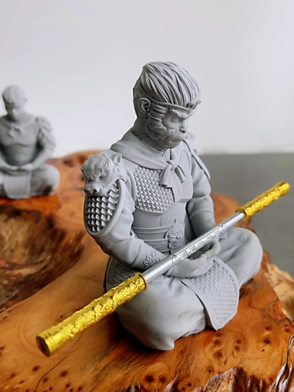 Fish tank landscape Sun Wukong battle Buddha decoration micro landscape decoration submerged small stone Zen decoration Oasis Select