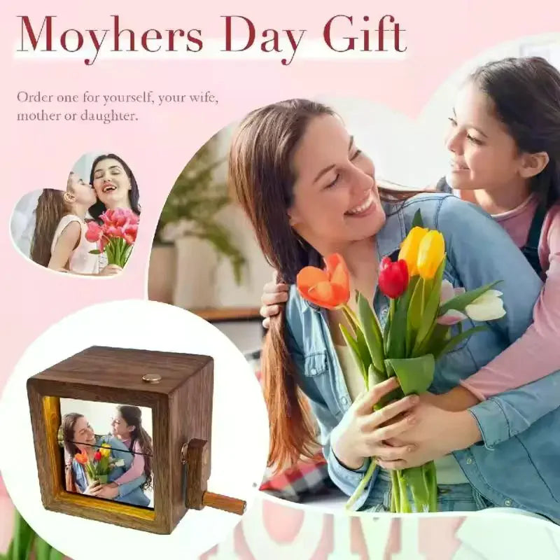 Radiant Manual Photo Flip Frame, Decorative, Fits 8/16 Pictures, Effortless Hand Movement Page-Turning, Easy Assemble Oasis Select
