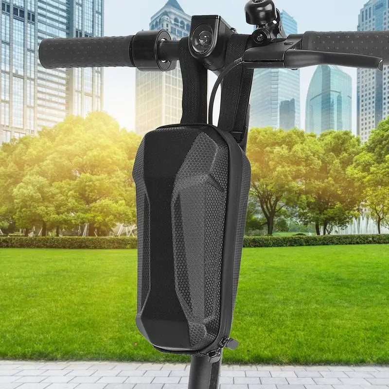Electric Scooter Bag Waterproof EVA Hard Shell Storage Bag with 2L Capacity Quick Installation Front Frame Bag Hanging bags Oasis Select