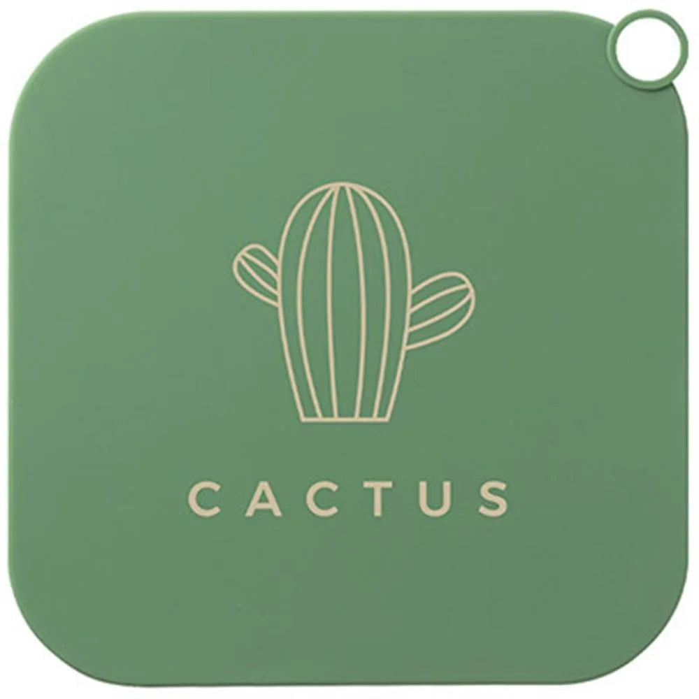 Silicone Hair Catcher Shower Drain Covers Square Shape Easy to Clean Square Bathtub Hair Stopper Washable Soft Oasis Select Green