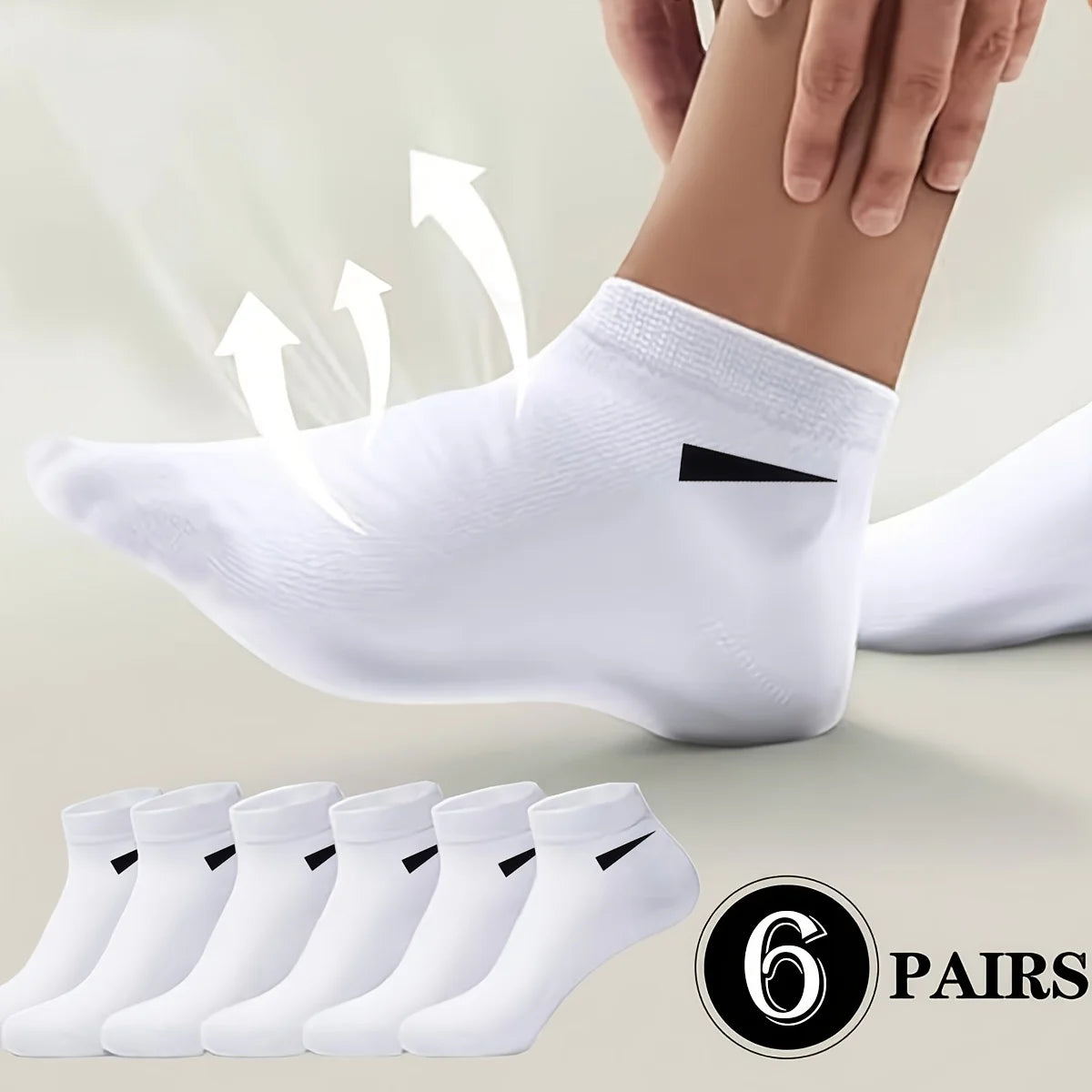 6/12 unisex, low cut invisible socks, moisture wicking, soft and comfortable, a must-have travel accessory for all seasons Oasis Select 6 pairs 1