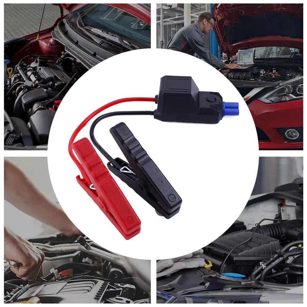 Auto Truck Emergency Jump Starter Alligator Clamps Clip Tools 1Pcs Car 12V 500A Intelligent Booster Cable Smart EC5 Connector Oasis Select