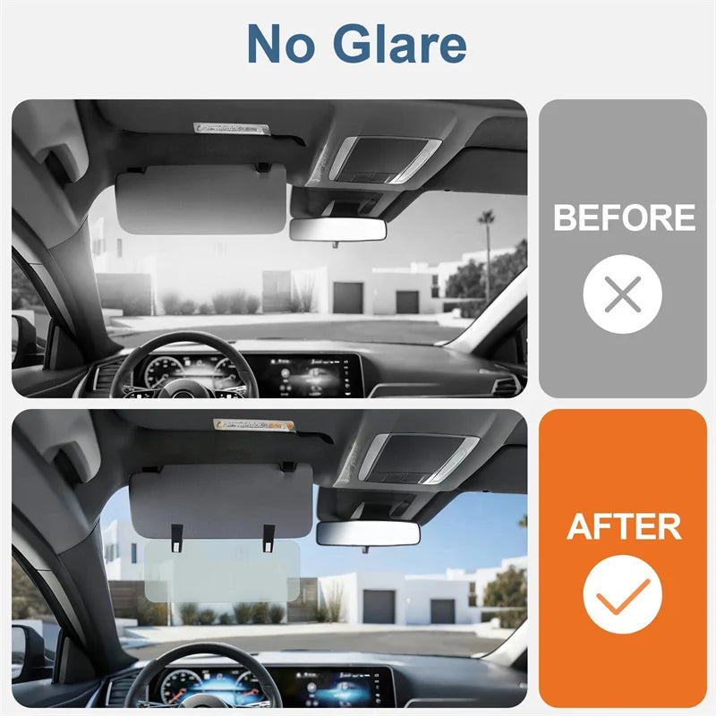 Car Visor Extender Windshield Sun Blocker Anti-Glare Weatherproof Sunvisor Extension Car 180-Degree Rotation Car Sun Blocker Oasis Select