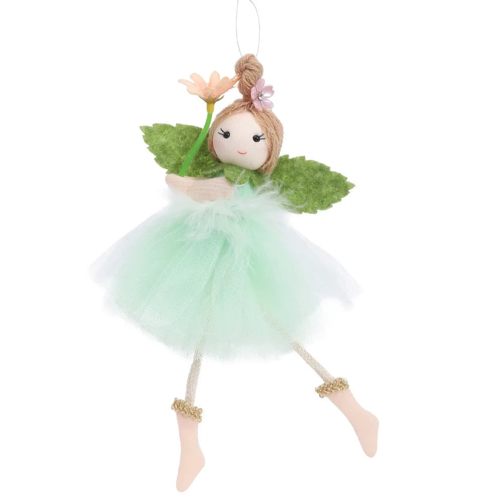 Flower Fairy Ornament Pendant – Handmade Spring Easter Decor