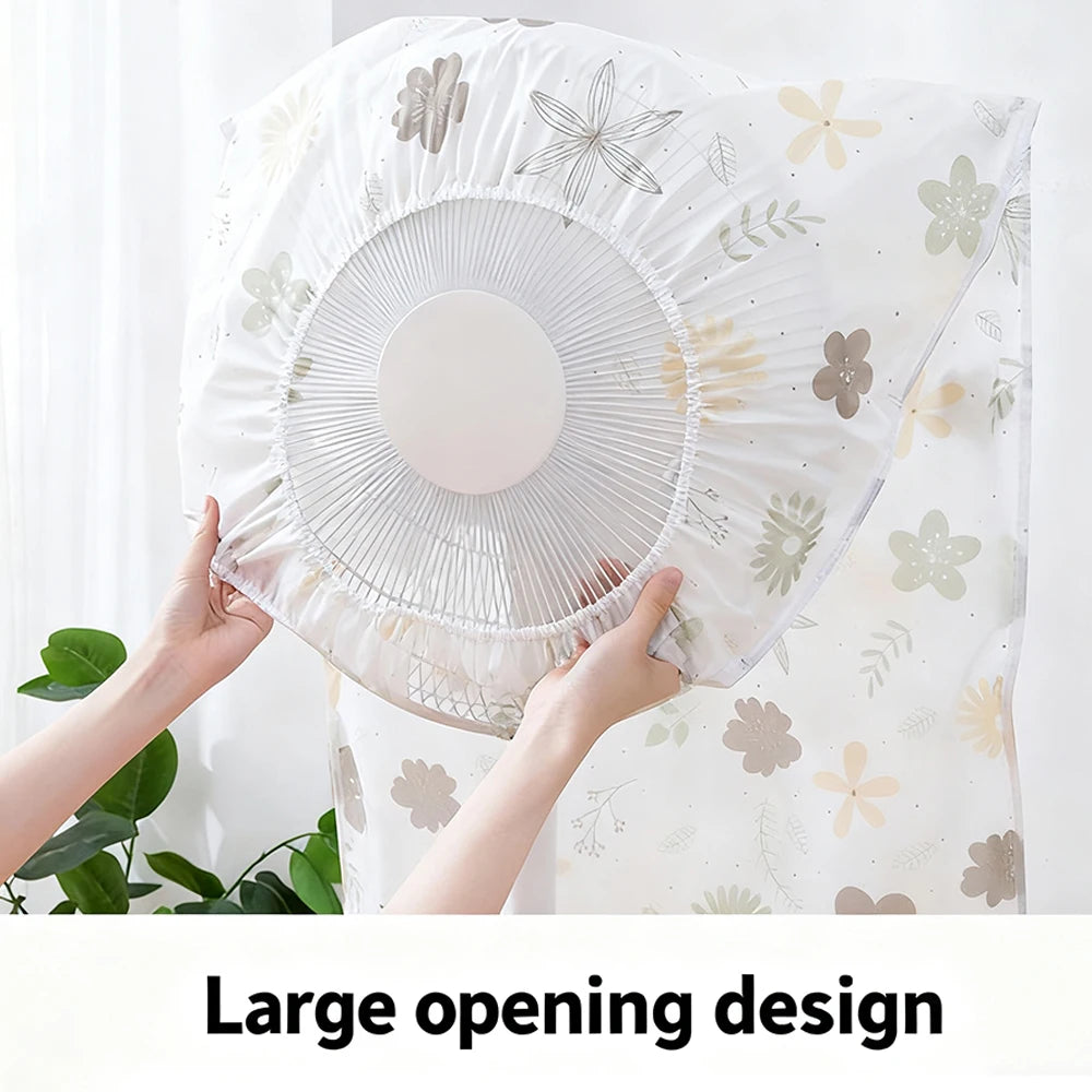 Portable Dustproof All-inclusive Electric Fan Dust Cover Household Floor Fan Cover Waterproof Protective Cover Accessories Oasis Select