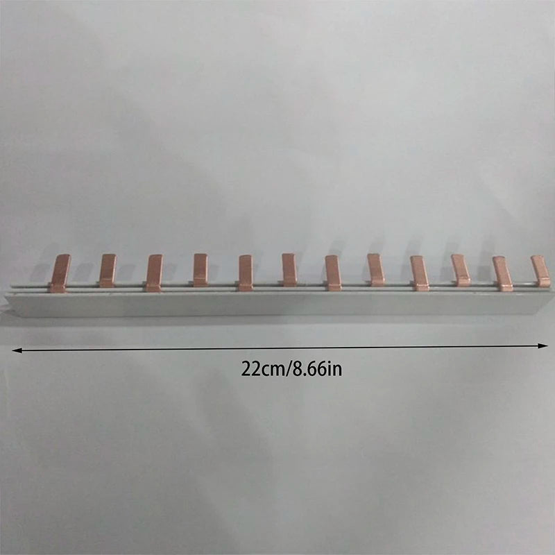 1/2P Pin Type Busbar Copper Bar Terminal Block For MCB DZ47 Air Switch Connector 63A Circuit Breaker Connector Oasis Select A6