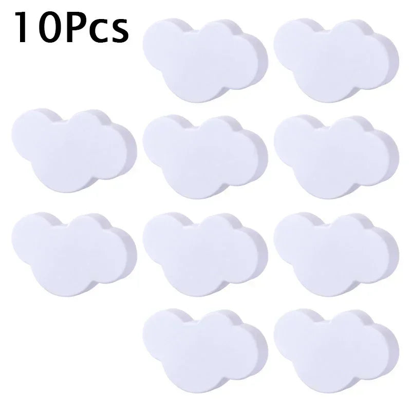 2/4/6/10Pcs Cartoon Furniture Handles Children Room Knobs Handles for Cabinets Drawer Pull Handle Door Knob for Cabinet Pulls Oasis Select white 10pcs 54x36mm