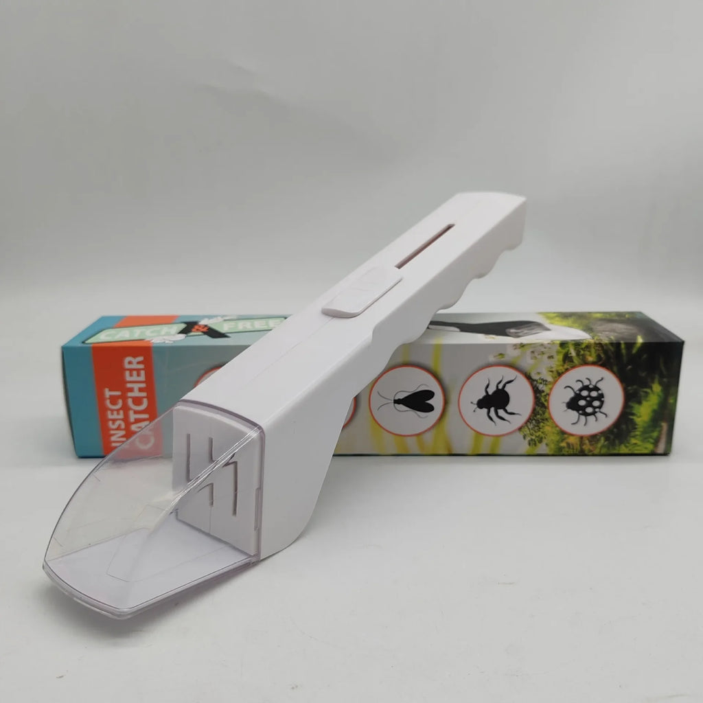 Handheld Insect Catcher for Efficient Spider, Bee, and Insect Trapping at Home Oasis Select BC-WHITE