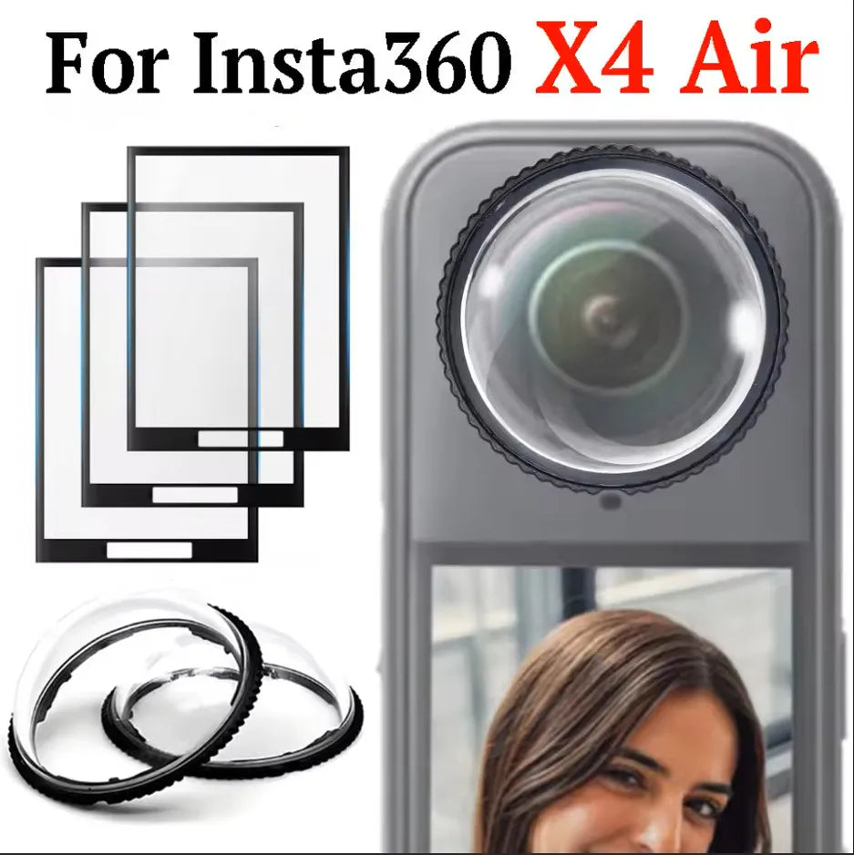 Rotating Tempered Glass Lens Protector for Insta360 X4 Air