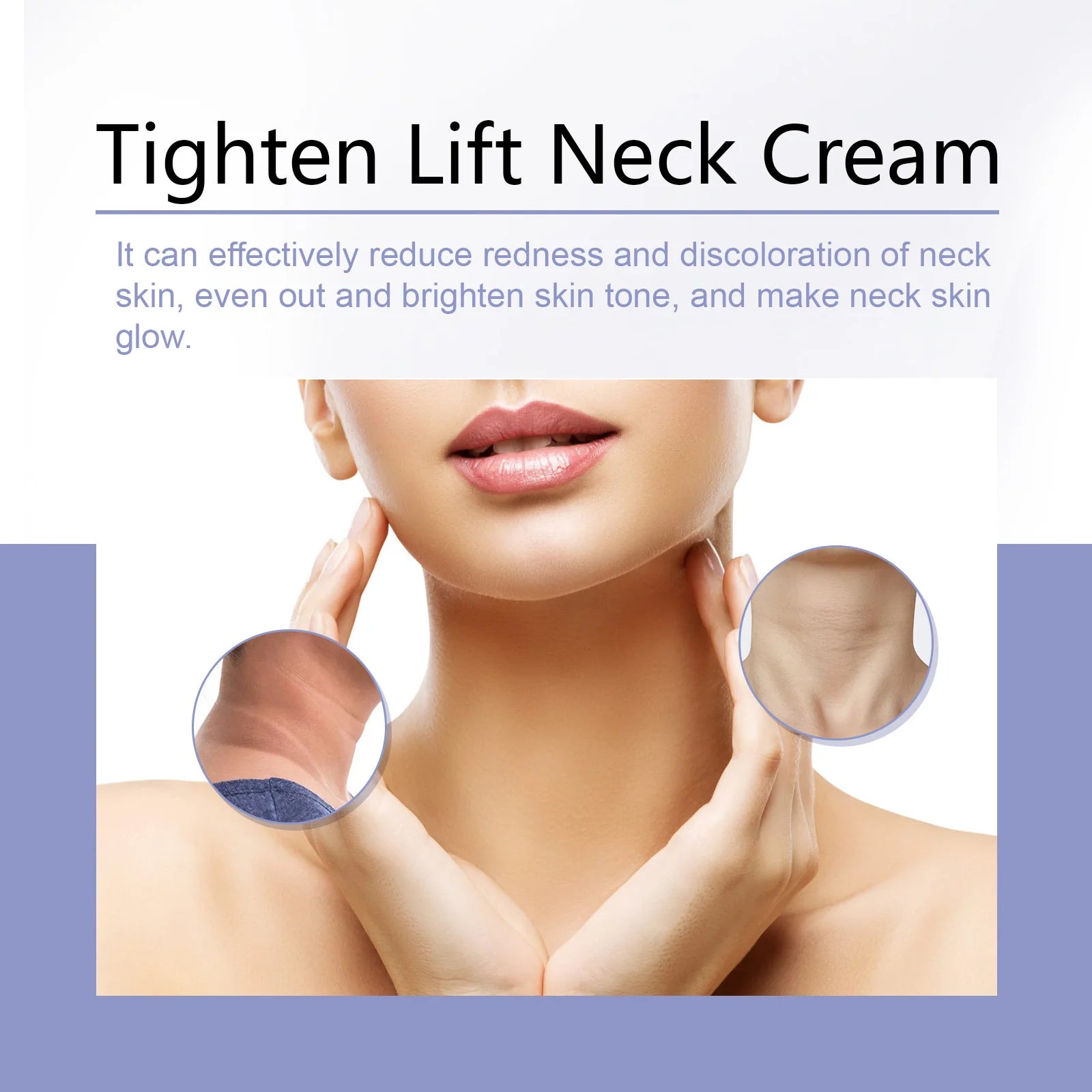 Neck Firming Cream - Hydrating Treatment To Help Reduce Wrinkles & Improve Skin Elasticity - Gentle Nourishing Formula Oasis Select