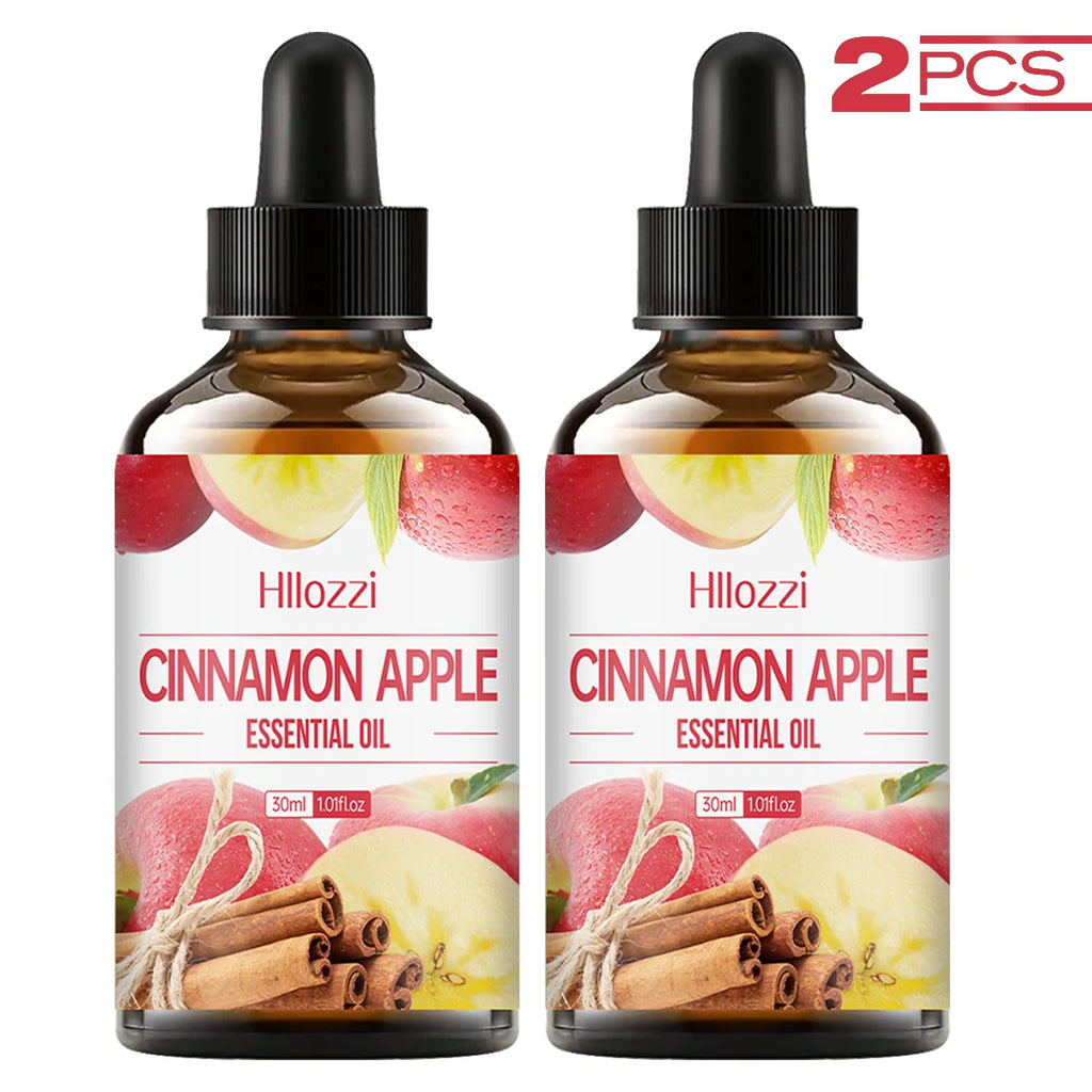 Hllozzi 30ml Cinnamon Apple Essential Oil | Aromatherapy Blend