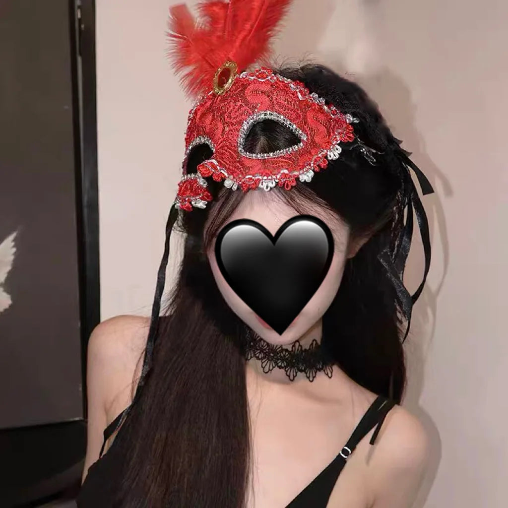 Holiday Masquerade Princess Mask for Women - Adult Party Half-Face Mask Classic Design Party Mask Masquerade Ball Mask Oasis Select F