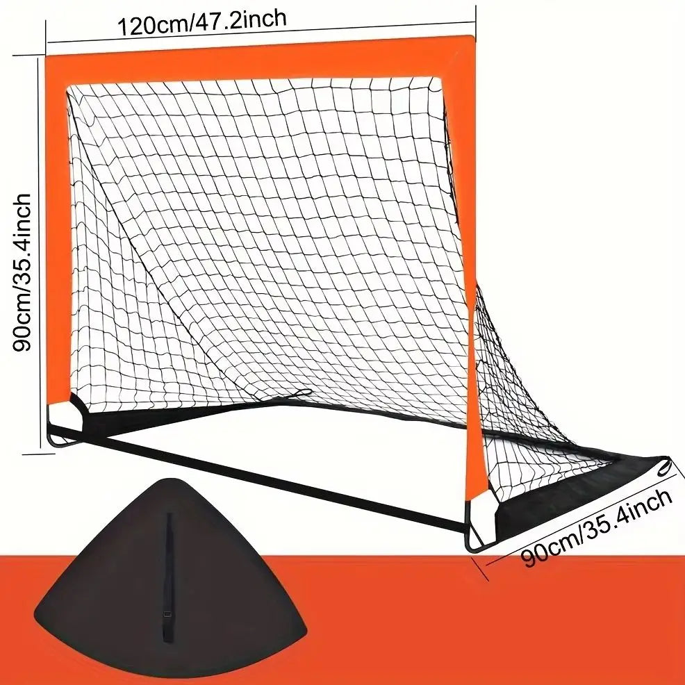 1PCS Portable Pop-Up Soccer Goals Foldable Mini Training Football Net for Backyard Indoor Outdoor Use Mobile Compact Soccer Goal Oasis Select