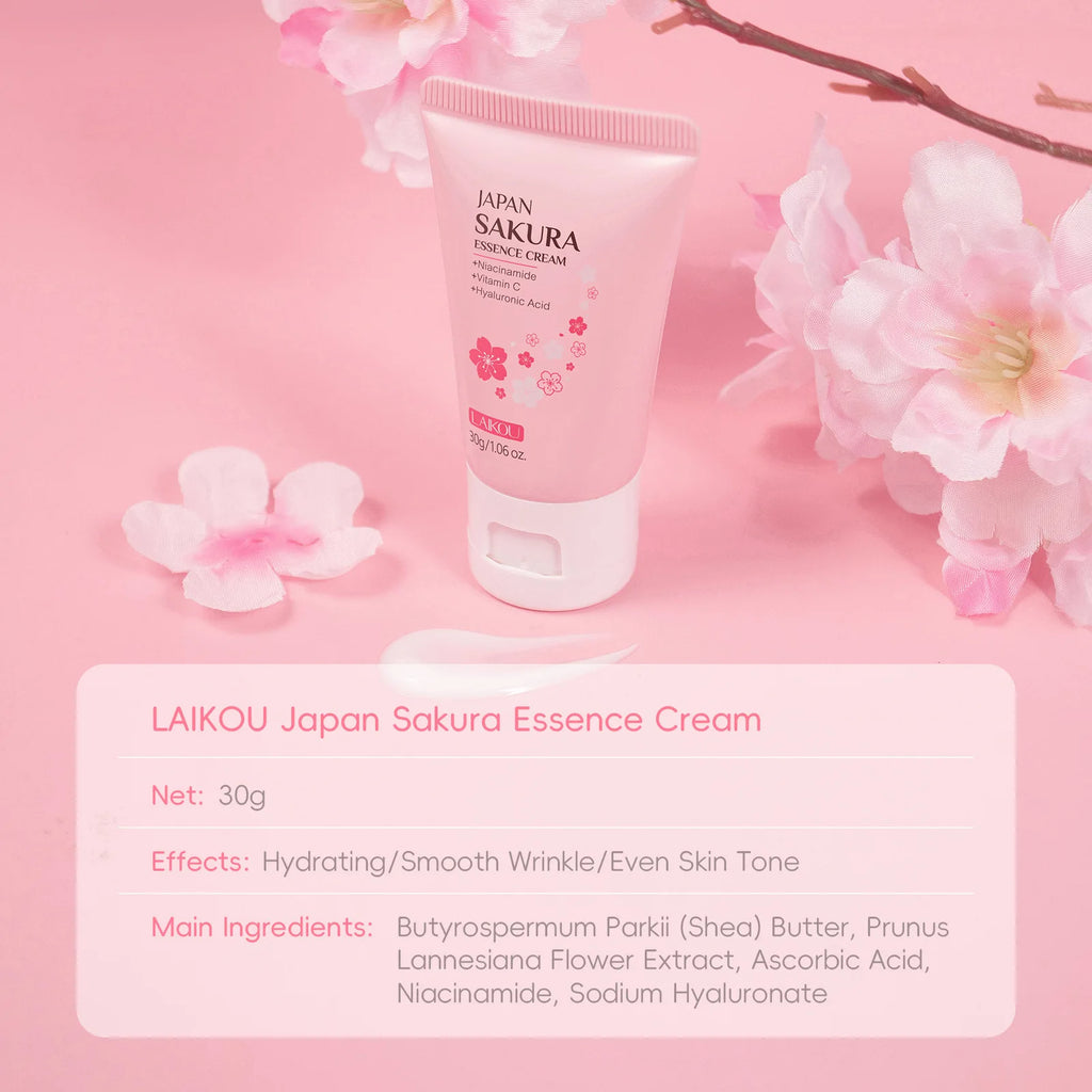 LAIKOU Sakura Face Cream – Deep Moisture & Nourishing 30g Face Moisturizer Cream Oasis Select