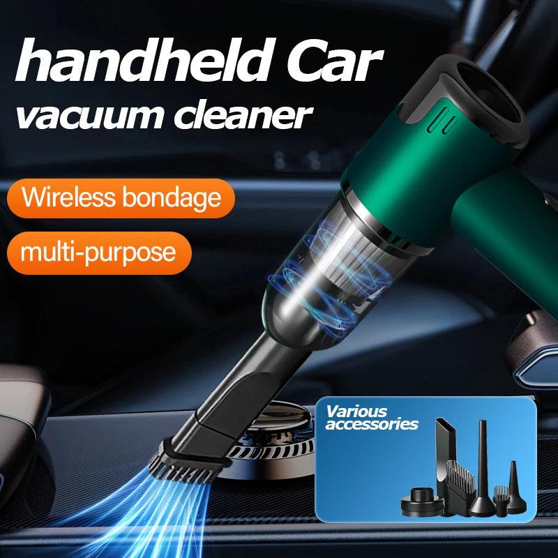 GUOHE 3-in-1 Cordless Handheld Vacuum – Car & Home