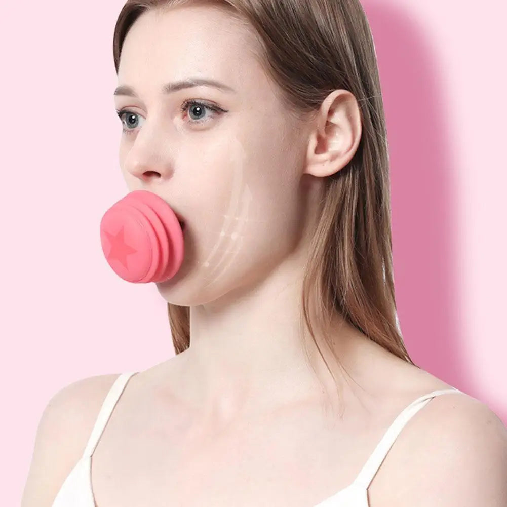 Face Jaw Exerciser Slimmer Jaw Face Neck Toning Exerciser,Facial Yoga Skin Tighten Firm, Double Chin Breathing Exercise Device Oasis Select