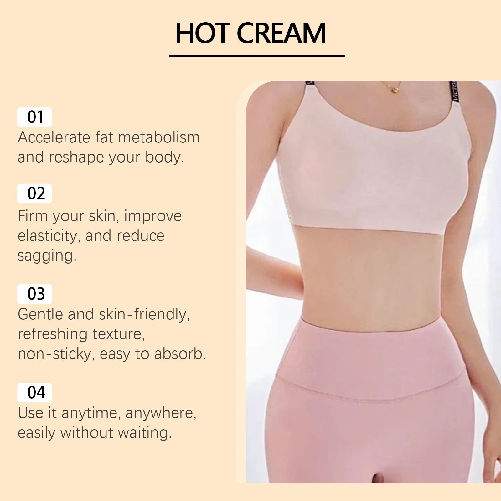 Hot Cream Massage Slimming Cream 87% Organic Anti Cellulite Slimming Lotion Thermal Fat Burning Massage Weight Loss Cream Oasis Select
