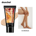 3 Colors Leg Makeup Medium Airbrush Leg Effect Body Foundation Waterproof Sweatproof Cover Scars Varicose Veins Tattoo Even Skin Oasis Select 3Deep Brown