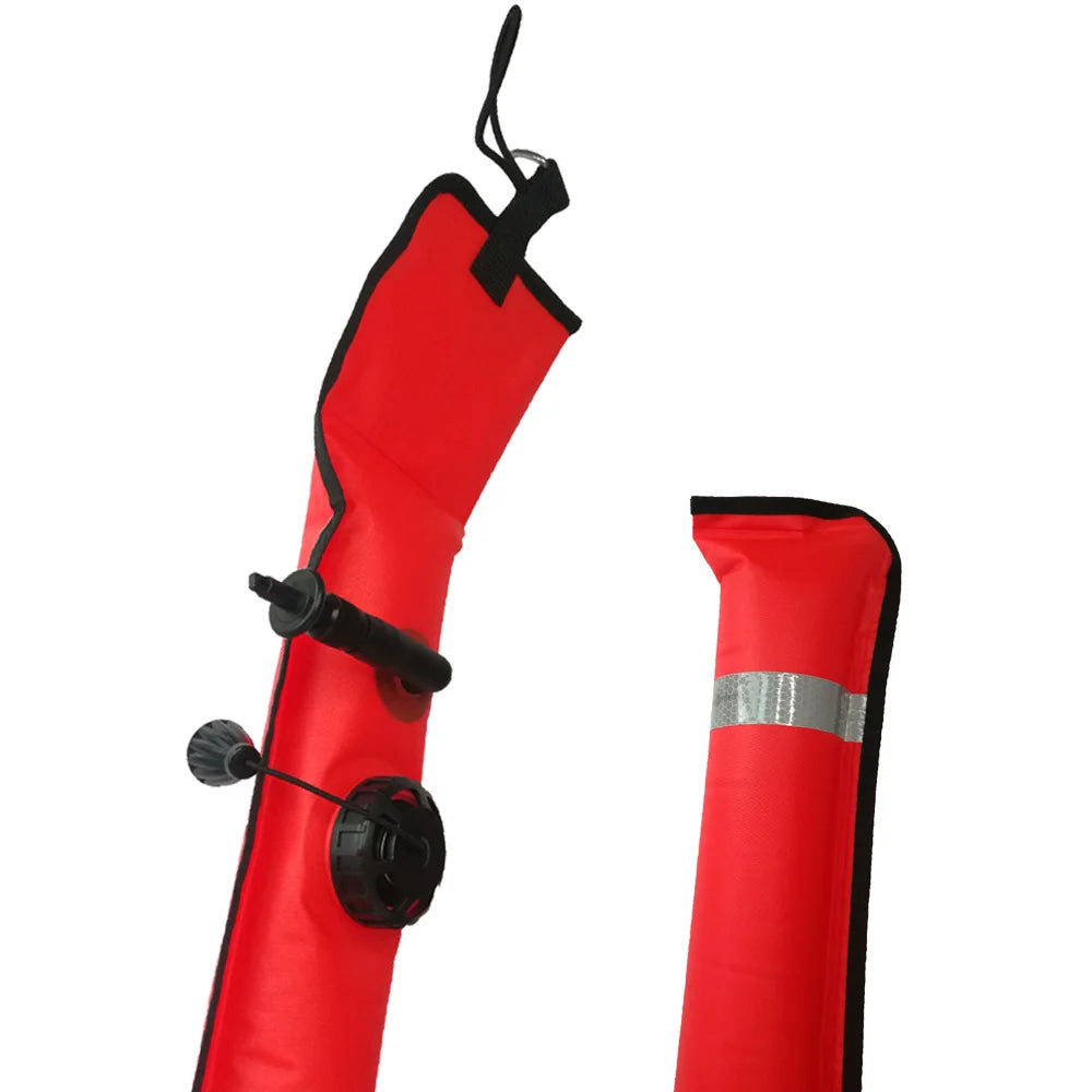 1M Scuba Diving Inflatable SMB Surface Signal Marker Buoy Safety Visibility Float Signal Tube Sausage Oasis Select