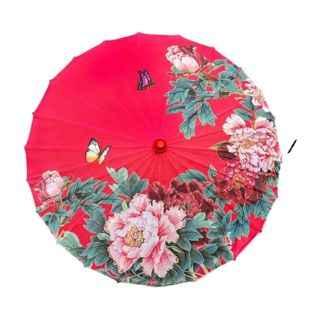Handmade Chinese Silk Parasol | Decorative Dance Umbrella Decorative Parasol Oasis Select 82cm-Style 10